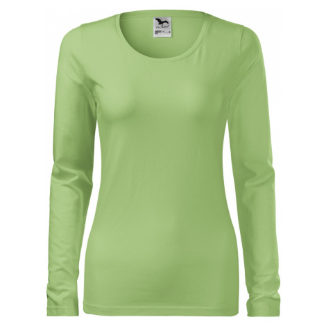 Malfini Slim Dámske tričko 139 trávovo zelená