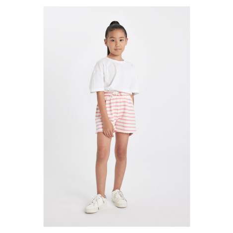 DEFACTO Girl's Striped Shorts