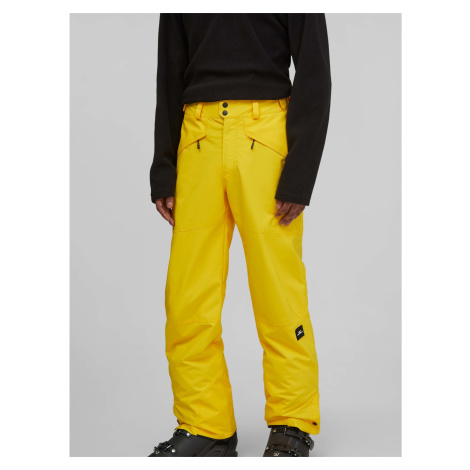 Žlté pánske športové zimné nohavice O'Neill