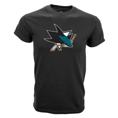 San Jose Sharks pánske tričko black Core Logo Tee Level