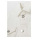 Detská rifľová bunda OVS biela farba