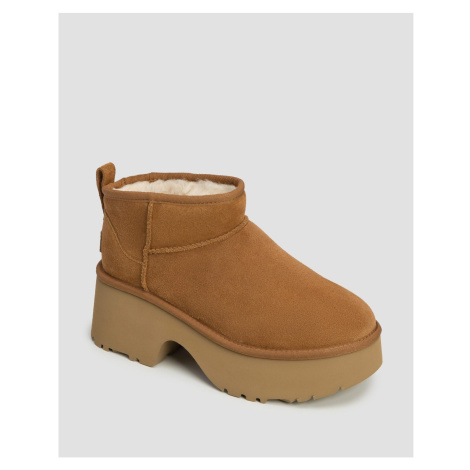 Dámske Topánky Ugg Classic Ultra Mini Neheights Hnedé