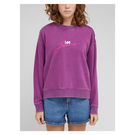 Purple Womens Sweatshirt Lee - Women