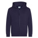 Just Hoods Detská mikina na zips JH050J New French Navy