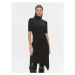 Calvin Klein Každodenné šaty Stretch Jersey Asymmetric Dress K20K206498 Čierna Slim Fit