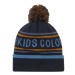 Detská zimná čiapka COLOR KIDS Hat - Logo CK-7850-Total Eclipse