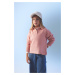 DEFACTO Girl's Polo Collar Buttoned Sweater