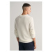 SVETER GANT COTTON PIQUE C-NECK EGGSHELL