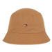 Tommy Hilfiger Klobúk - ESSENTIAL FLAG BUCKET hnedý