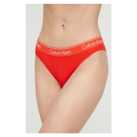 Nohavičky Calvin Klein Underwear červená farba