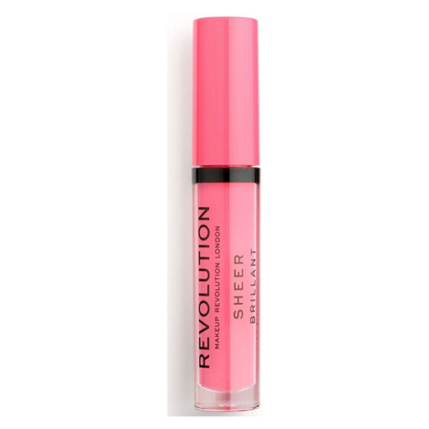 Makeup Revolution  Sheer Brilliant Lip Gloss - 139 Cutie  Lesky na pery Ružová