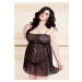 DKaren Plus Size Set Ada Black