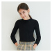 Reserved - Prúžkovaný pletený sveter - Čierna