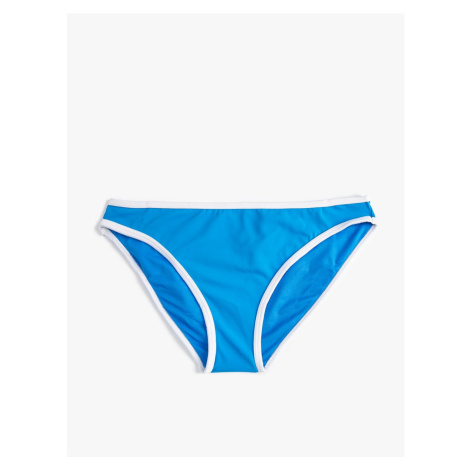 Koton Basic Bikini Bottoms with Pile Detail, Normal Waist.