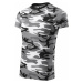 Malfini Camouflage Unisex tričko 144 camouflage gray