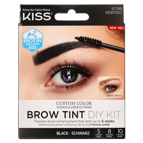 KISS Sada na farbenie obočia Brow Tint Diy Kit 20 ml Brown