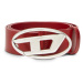 Opasok Diesel Oval D Logo B-1Dr Belt Fiery Red