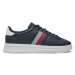 Tommy Hilfiger Sneakersy Supercup Lth Seasonal FM0FM05129 Tmavomodrá