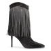 Steve Madden Kovbojské topánky Delray Bootie SM11002946-04004-024 Čierna