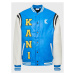 Karl Kani OG Smiley College Jacket Blue/Off White - Pánske - Bunda Karl Kani - Modré - 6085171