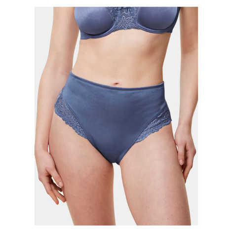 Triumph Klasické nohavičky s vysokým pásom Ladyform Soft Maxi 10210671 Modrá