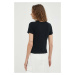 Bavlnené tričko American Vintage T-SHIRT MC COL ROND čierna farba, GAMI02B