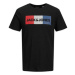 Jack&Jones 2-dielna súprava tričiek 12199566 Čierna Standard Fit