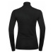 Odlo W BL TOP ACTIVE WARM ECO Dámske funkčné tričko, čierna, veľkosť