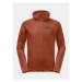 Jack Wolfskin Funkčná mikina Baiselberg Hooded Fz 1710541 Červená Regular Fit