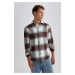 DEFACTO Regular Fit Woodcutter Plaid Long Sleeve Shirt