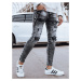 Men's Black Denim Dstreet Pants