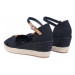 Tommy Hilfiger Espadrilky Basic Opened Toe Mid Wedge FW0FW04785 Čierna