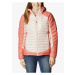 Apricot Women's Quilted Winter Jacket with Hood Columbia Labyrinth - Women