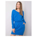 Modré dámske šaty s viazaním RV-SK-6037.18X-blue