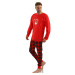 Pánske pyžamo 2576 Červená