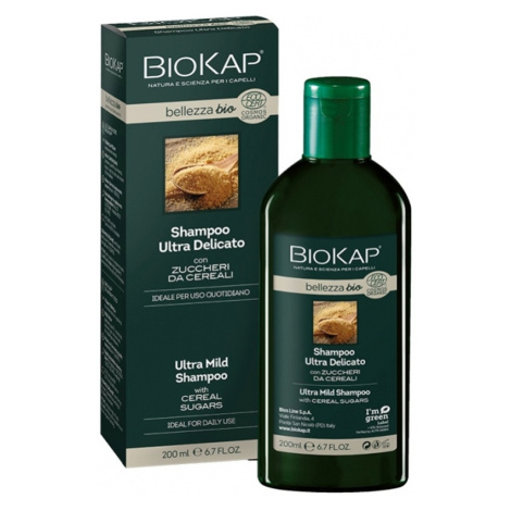 BIOKAP Bellezza BIO Shampoo Ultra Delicato Jemný šampón s obilnými výťažkami 200ml - BIOKAP