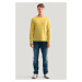 TRIČKO GANT REG SHIELD LS T-SHIRT PARCHMENT YELLOW