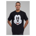 Disney 100 Mickey Face Oversize Men's T-Shirt Black