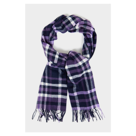 ŠÁL GANT CHECK SCARF PANSY PURPLE