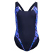 AQUOS RUBINA Dámske jednodielne plavky, tmavo modrá, veľkosť