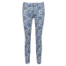 Modré dámske vzorované slim fit džínsy ORSAY