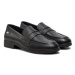 Tommy Hilfiger Lordsy Flag Leather Classic Loafer FW0FW08030 Čierna