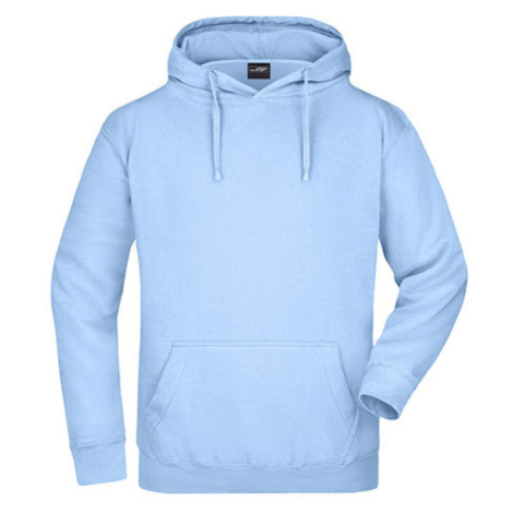 James&amp;Nicholson Unisex mikina s kapucňou JN047 Light Blue