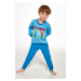 Chlapčenské pyžamo Cornette My Game - bavlna Svetlomodrá