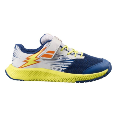 Babolat Pulsion All Court Kid Junior Tennis Shoes Dark Blue/Yellow EUR 29