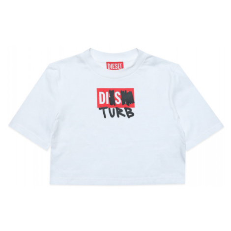 Tričko Diesel Trecrowdist T-Shirt White3