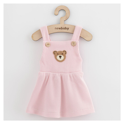 Dojčenská sukienka na traky New Baby Luxury clothing Laura ružová 62 , 20C55157