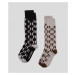 Ponožky Karl Lagerfeld K/Monogram Sock 2Pak Šedá