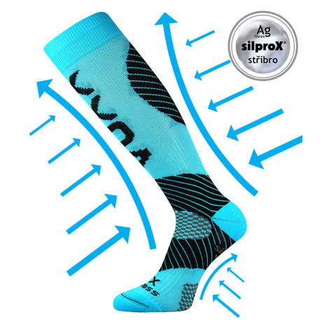 VOXX kompresné ponožky Protect neon tyrkysová 1 pár 111989