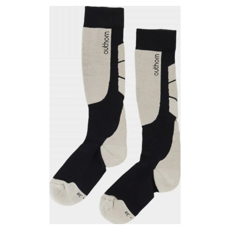 Dámske lyžiarske ponožky Outhorn OTHAW22UFSOF009 čierna Černá 39-42 4F
